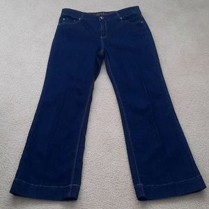 CONTRAST Wide-leg Jeans